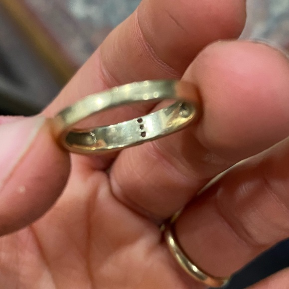 14k Solid Yellow Gold Australian Fire Opal and Diamond Ring Size 5.5 - Picture 6 of 8